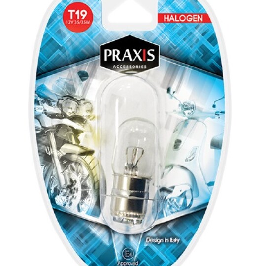 Image of Халогена сијалица за мотор Praxis - T19 12V 35W 52515