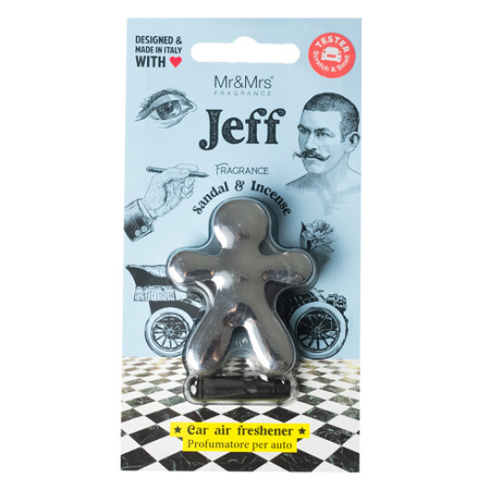 Image of MrandMrs освежувач JEFF Chrome Sandal & Incense (Сребрен) - 333430