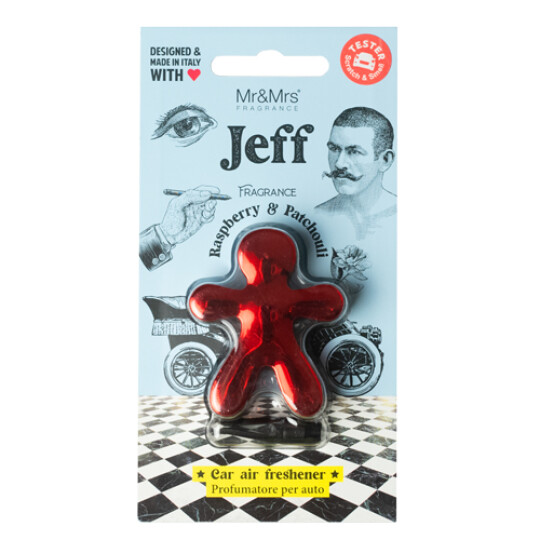 Image of MrandMrs освежувач JEFF Chrome Raspberry & Patchouli (Црвен) - 333447