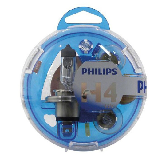 Image of Сет Рез. Сијалици Philips - H4, 12W 400586