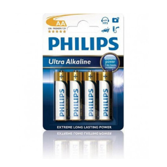 Image of Philips батерии Ultra Алкални AA - 4 ком. - 550387