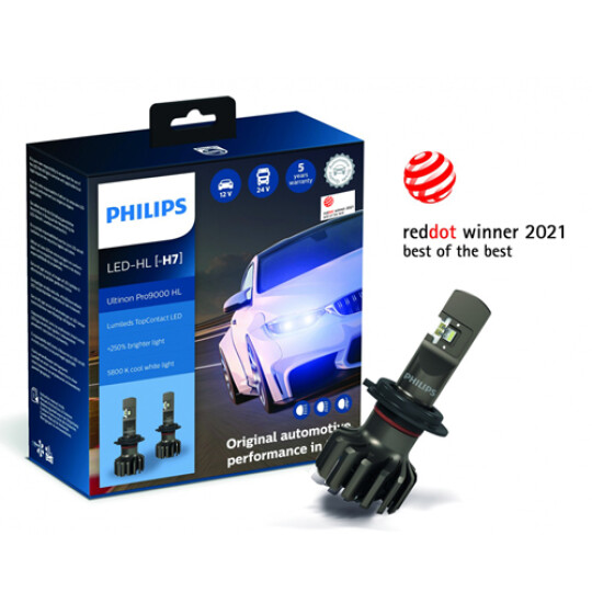 Image of Philips H7 LED Ultinon PRO9000 - 720931