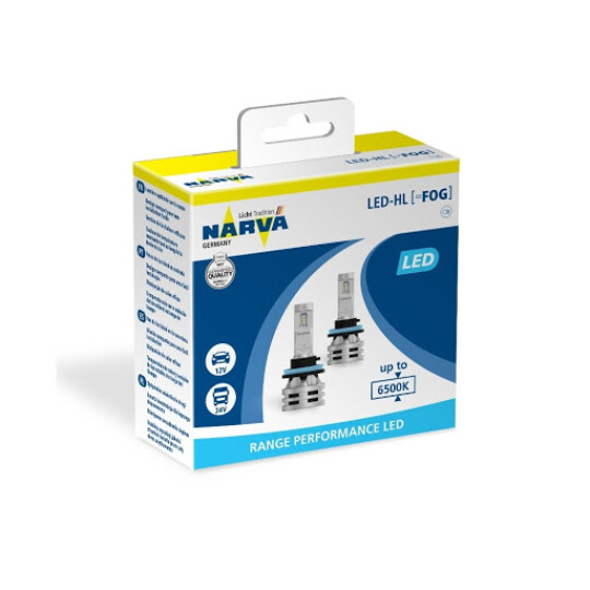 Image of Narva LED магленки H8/H11/H16 12/24V 6500k - 180363