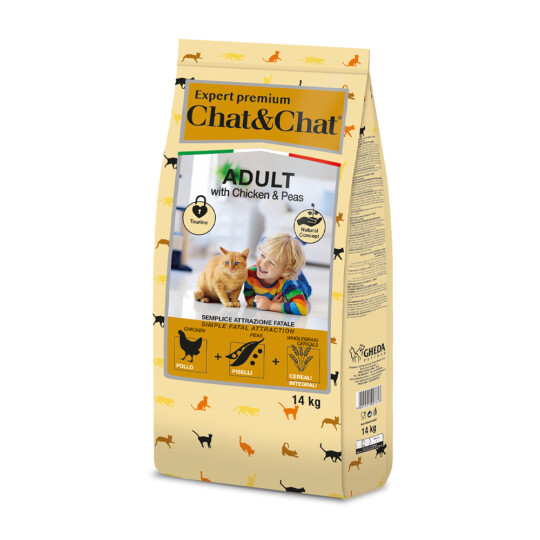 Image of CHAT&CHAT EXPERT CHICKEN&PEAS 14KG