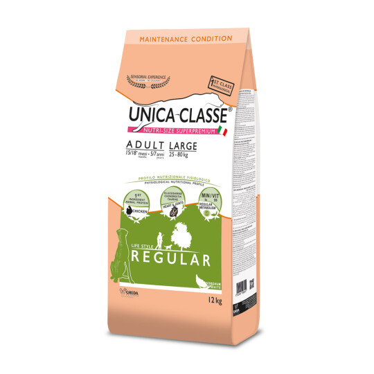 Image of UNICA CLASSE ADULT LARGE REGULAR CHICKEN12KG