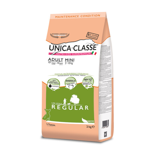 Image of UNICA CLASSE ADULT MINI REGULAR CHICKEN 7.5KG