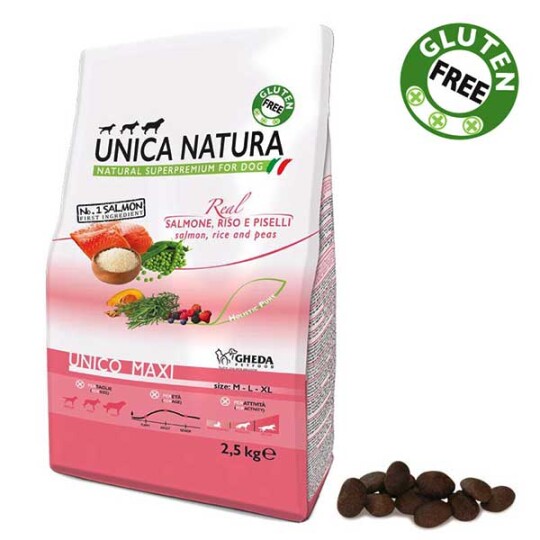 Image of UNICA NATURA MAXI SALMON 12KG