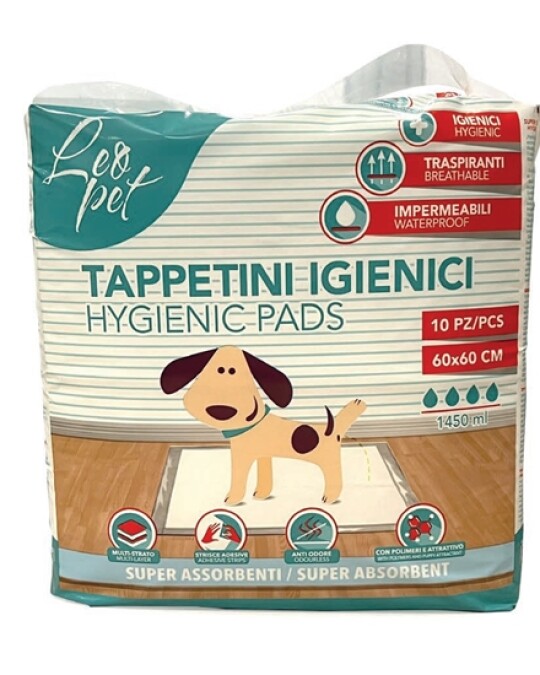 Image of LeoPet Floor Nappies Пелени за куче 60x60cm 10