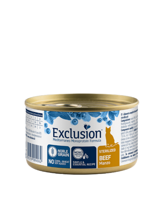 Image of Exclusion Говедско во конзерва за стерилизирани мачки