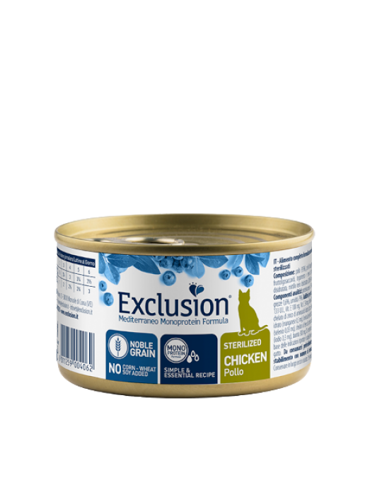 Image of Exclusion Пилешко во конзерва за стерилизирани мачки