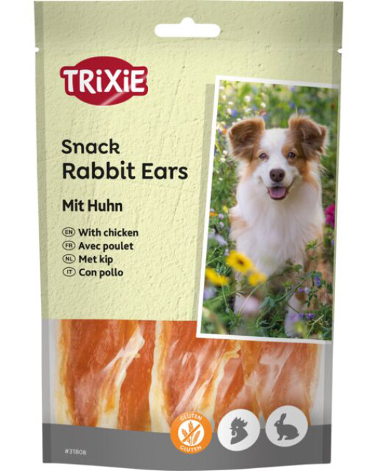 Image of Trixie Snack Rabbit Ears with Chicken 80g
