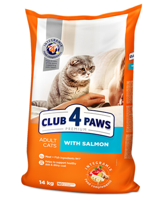 Image of CLUB 4 PAWS Premium "With salmon in jelly"