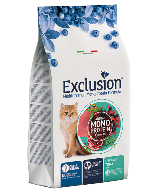 Image of EXCLUSION NOBLE GRAIN CAT STERILIZED TUNA