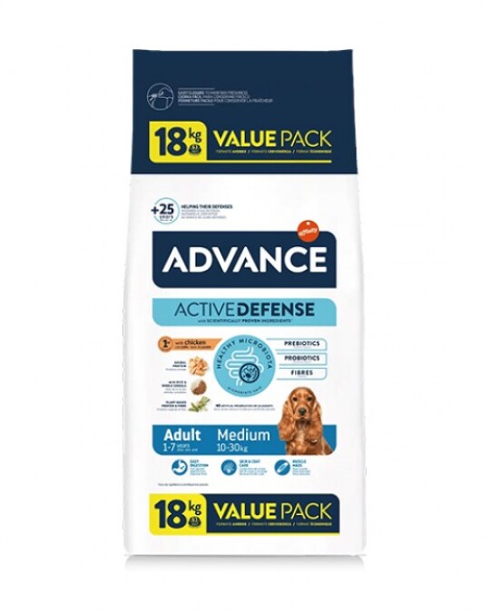 Image of Сува храна за куче Advance Medium Adult 18KG