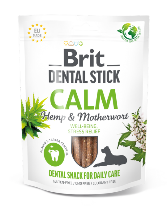 Image of Brit Dental Stick Calm with Hemp & Motherwort​