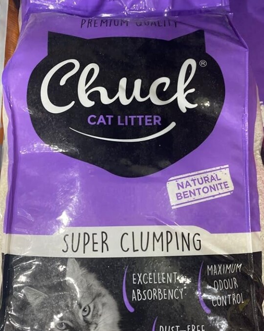 Image of Chuck Cat Litter, Lavender, 5L (Supper Clumping)