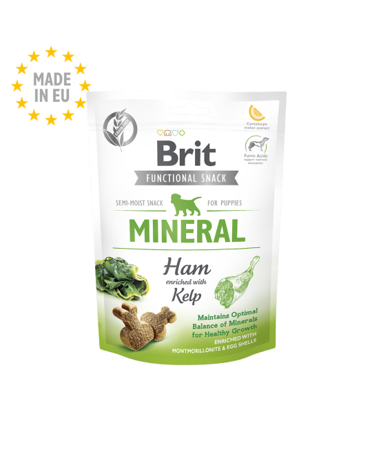 Image of Brit Care Dog Functional Snack Mineral Ham for Puppies