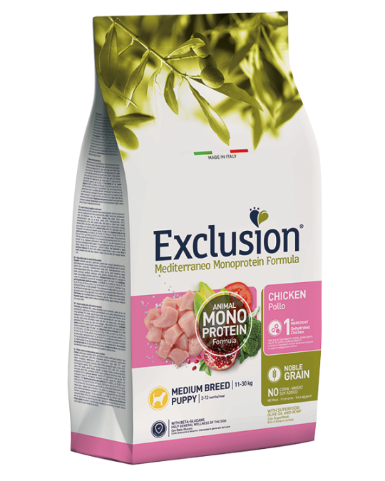 Image of EXLUSION NOBLE GRAIN ПИЛЕ СРЕДНИ РАСИ - ПАПИ