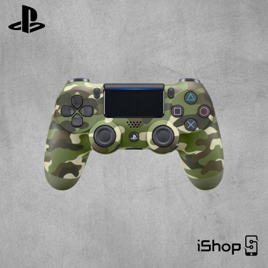 Image of PS4 Controller Wireless Green Camouflage