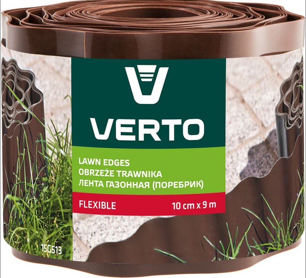 Image  of ВЕРТО ОГРАДА ЗА ЛЕЈА 10ЦМХ9М КАФЕНА