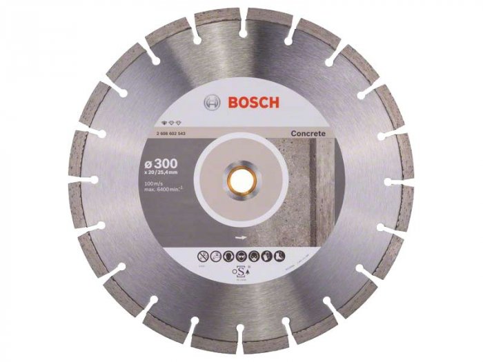 Image  of БОШ ДИЈАМАНТСКИ ДИСК  CONCRETE 300х20/25,4mm