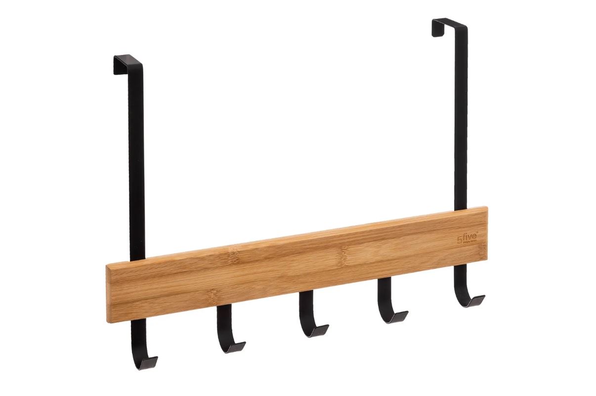 Image  of ЗАКАЧАЛКА ЗА ВРАТА  БАМБУС/МЕТАЛ ЦРНА