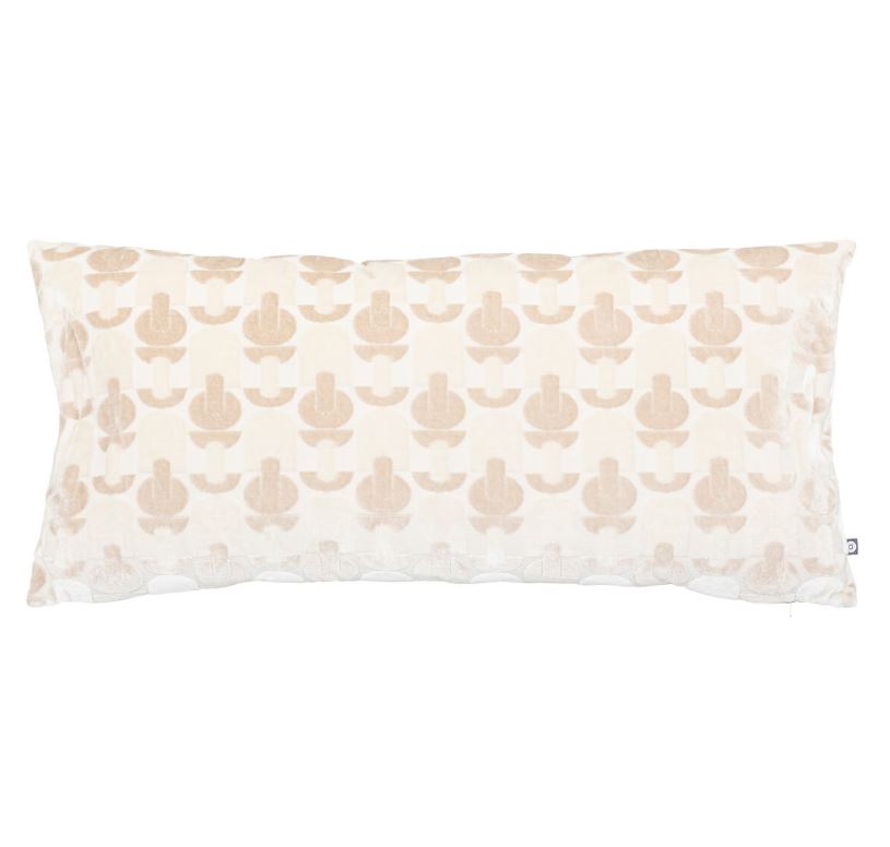 Image  of АТМОСФЕРА ДЕКОРАТИВНА  ПЕРНИЦА ЛУНА 35Х75 БЕЖ