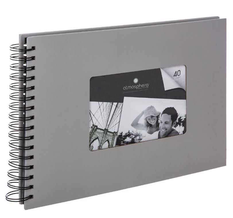 Image  of АТМОСФЕРА АЛБУМ ЗА СЛИКИ ИТАН 32,5Х22,2СМ СИВ