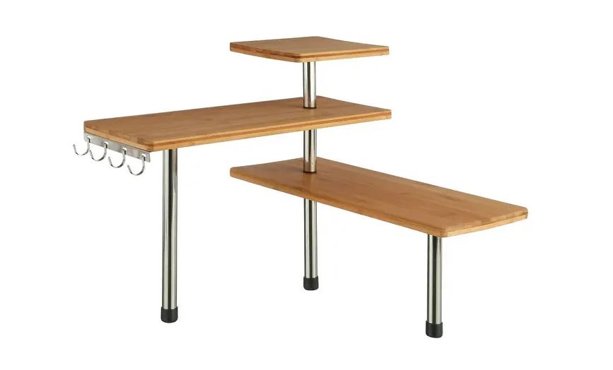 Image  of ФИВЕ ПОЛИЦА ЗА КУЈНА  45Х43Х38,5 БАМБУС