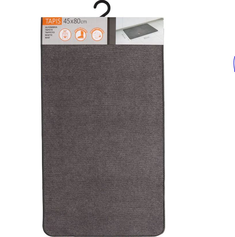 Image  of ТЕПИСОНЧЕ ЗА ВО КУЈНА  45Х80 СМ ТЕМНО СИВО