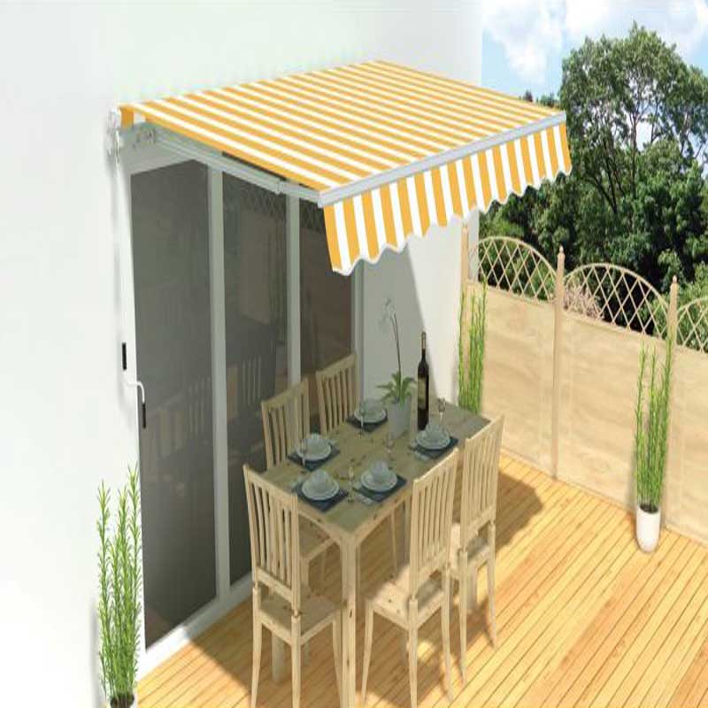 Image  of ХОМИ ТЕНДА 400Х250 П5002 1100 ЗГЛОБ ПОРТОКАЛ/БЕЛА