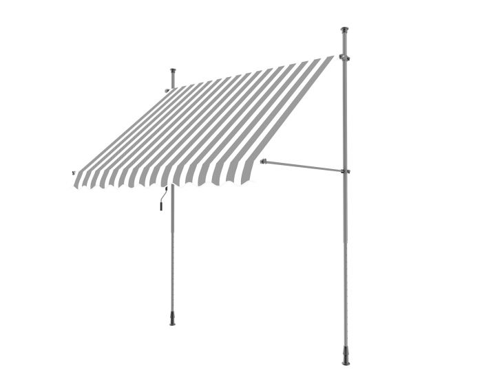 Image  of ХОМИ ТЕНДА 250Х130 СМ  М 1510 СИВА/БЕЛА