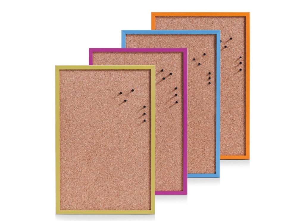 Image  of ПЛОТЕНА ОГЛАСНА ТАБЛА ВО РАМКА ВО БОЈА 40Х60 СМ