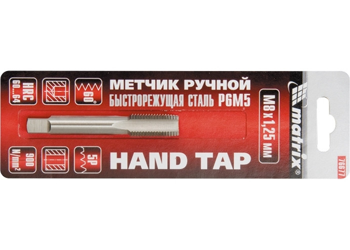Image  of МТХ ВРЕЗНИЦА М8х1,25мм  Р6М5