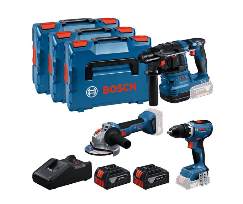 Image  of БОШ АК.СЕТ ГСР 18В 65 ГБХ 18В-22 ГВС 18В-8