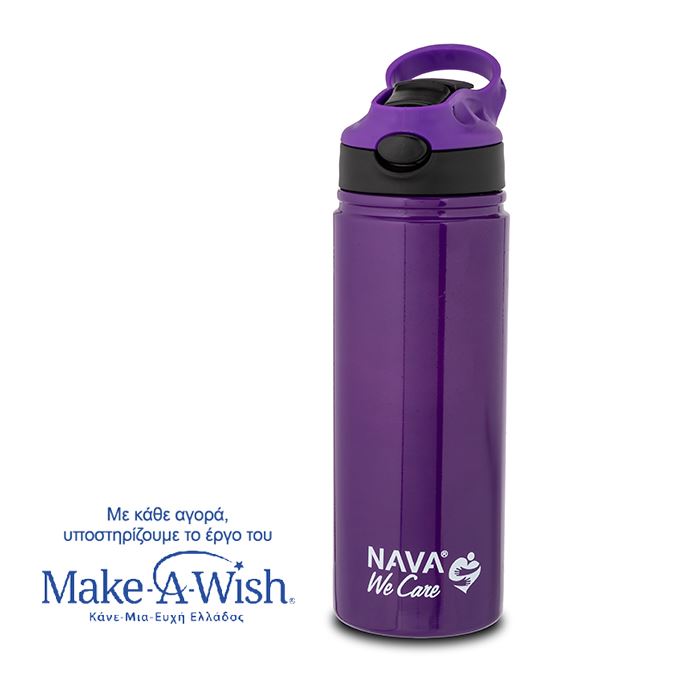 Image  of НАВА ИНОКСНО ШИШЕ  ВИОЛЕТОВО 500 МЛ