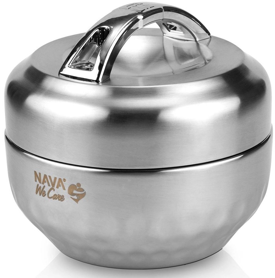 Image  of НАВА ИНОКСНА КУТИЈА ЗА  ХРАНА 800 МЛ ОКРУГЛА