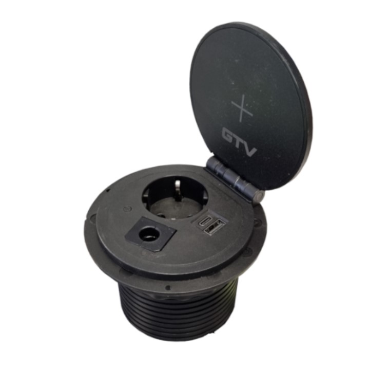 Image  of ВГРАДНА КУТИЈА ЗА МЕБЕЛ 1*ШУКО+УСБ+ТИП-Ц+ВИФИ