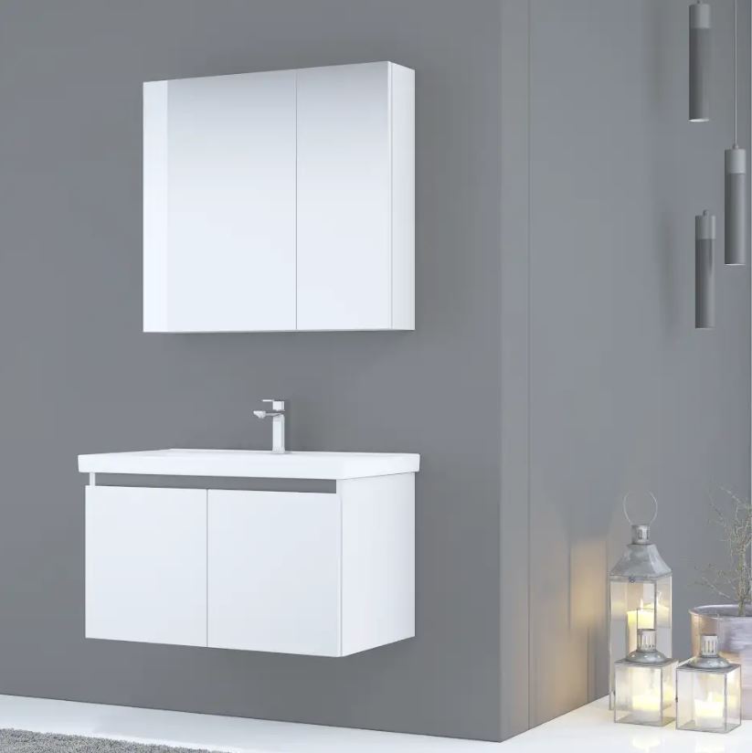 Image  of НА МЕБЕЛ СЕЛЕН 65цм БЕЛ СЕТ ГОРЕН+ДОЛЕН ДЕЛ 22065