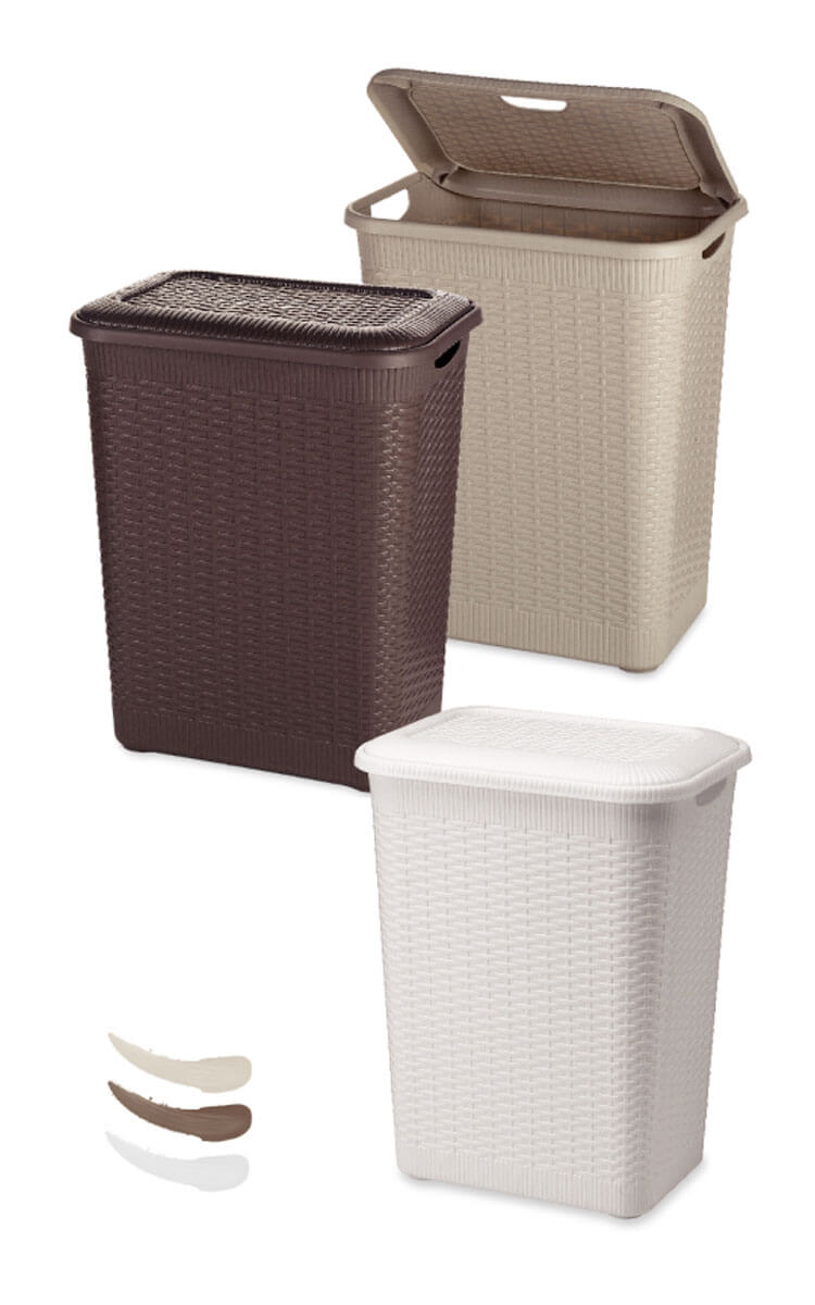 Image  of КОРПА ЗА АЛИШТА РАТАН  СТИЛ 43Х32Х54 СМ 50 Л