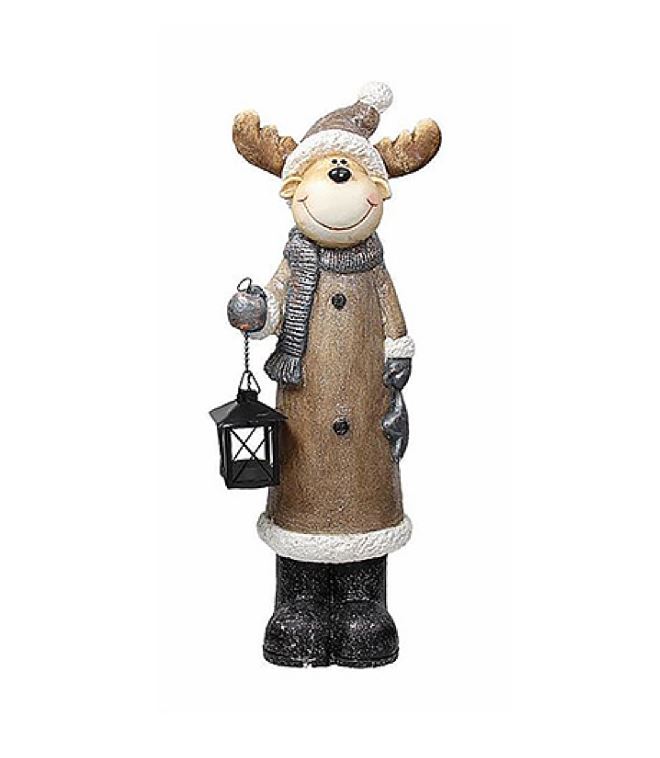 Image  of НГ КЕРАМИЧКИ УКРАС ЕЛЕН 60СМ ШАМПАЊ