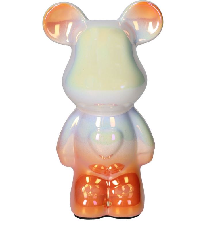 Image  of ТОГНАНА ДЕКОРАТИВНО МЕЧЕ БЕЛО-ПОРТОКАЛОВО 18 СМ