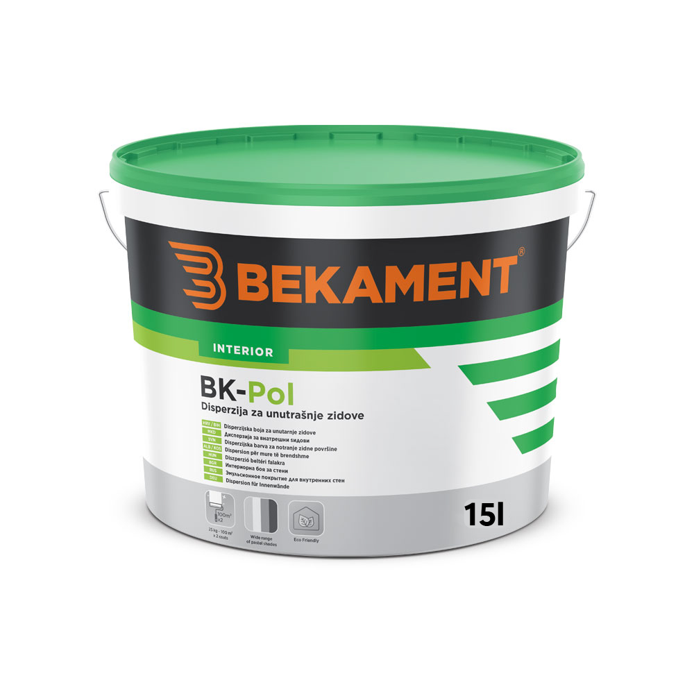 Image  of БЕКАМЕНТ ПОЛИКОЛОР 15Л /25 КГ ЗА ВНАТРЕШНИ ЅИДОВИ