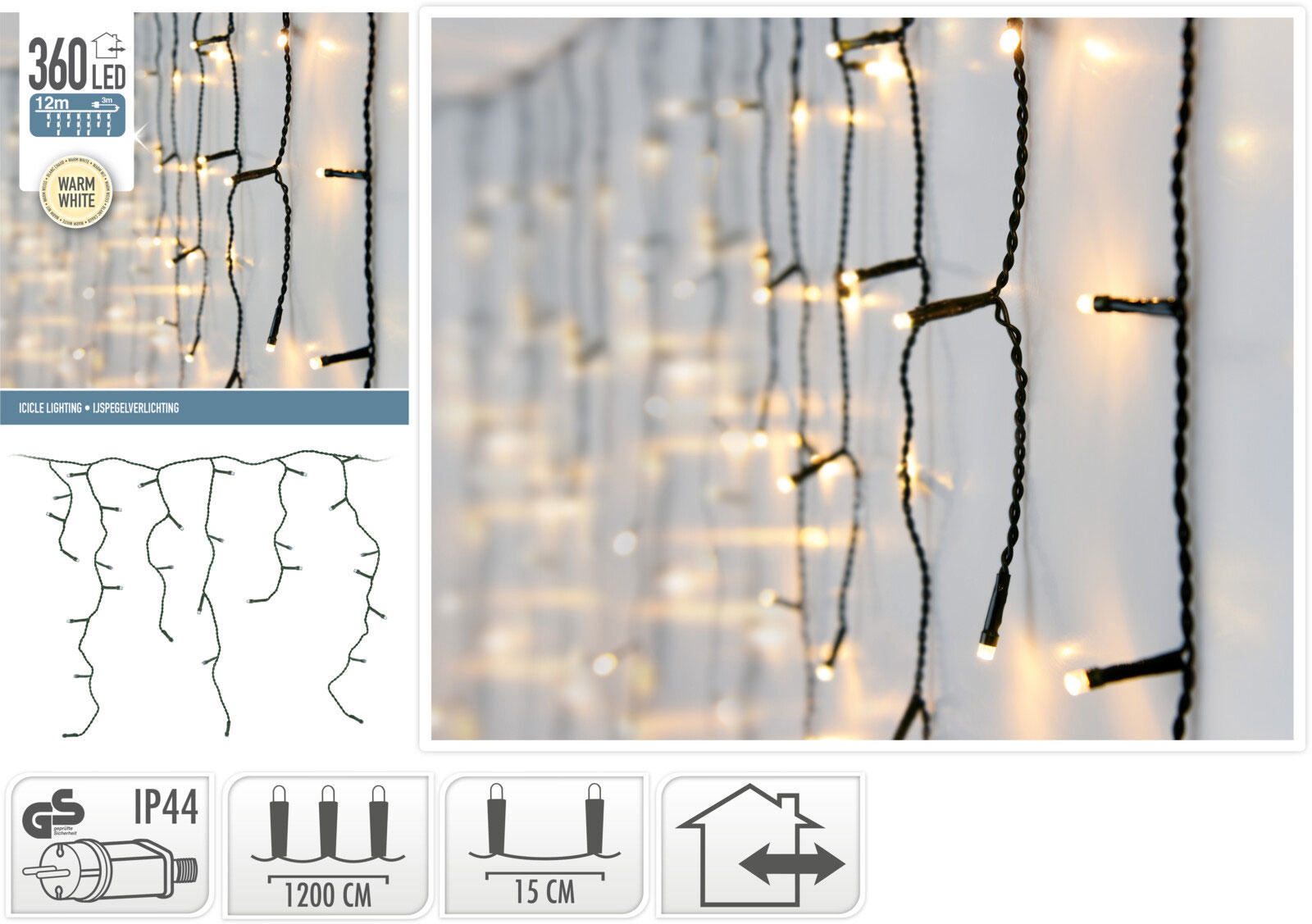 Image  of НГ 360 СИЈАЛИЧКИ 1200 СМ  ТОПЛО БЕЛО