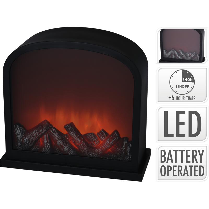 Image  of НГ КАМИН ДЕКОРАТИВЕН ЛЕД 28 СМ