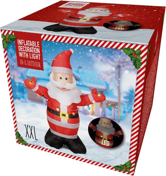 Image  of НГ ДЕДО МРАЗ НА ДУВАЊЕ 190 СМ