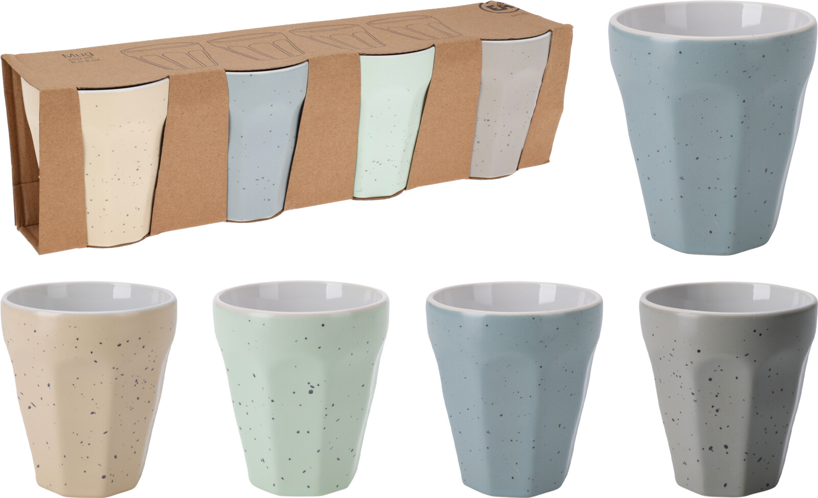 Image  of КОПМАН СЕТ ПОРЦЕЛАНСКИ ШОЛЈИ 4/1 250МЛ