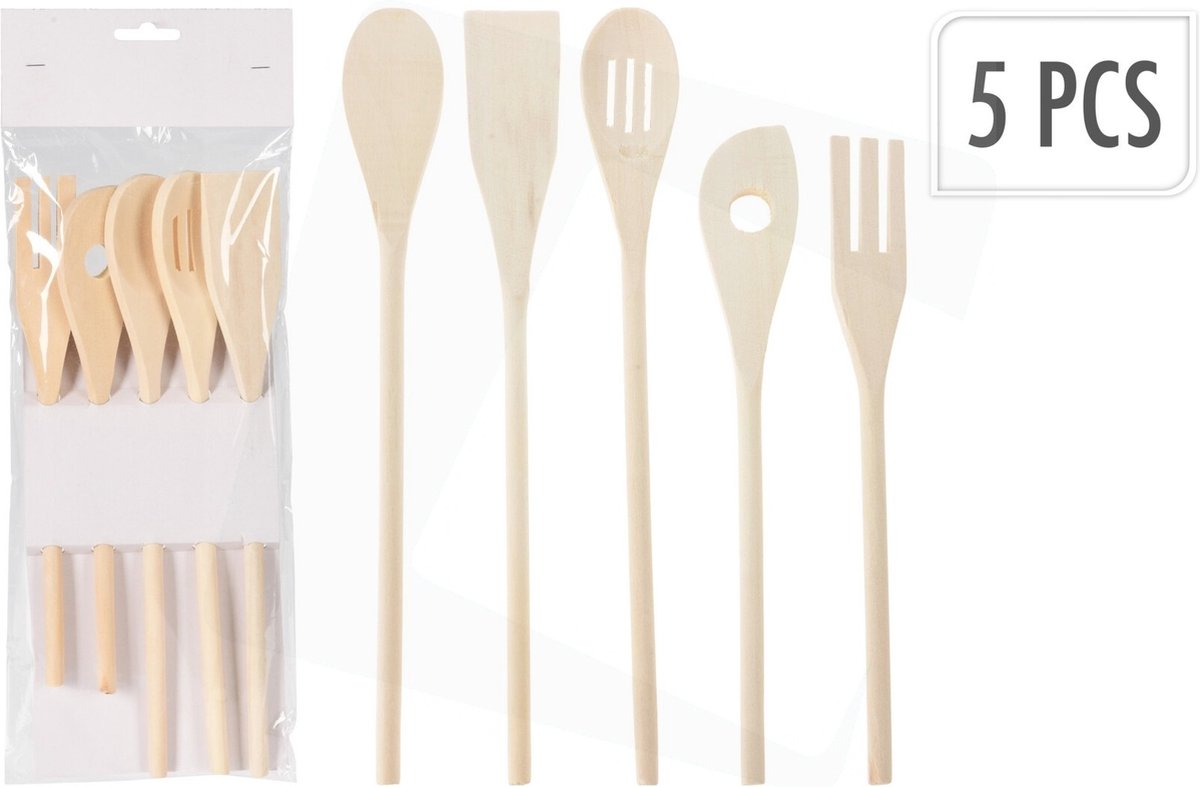 Image  of КОПМАН СЕТ ДРВЕНИ ЛАЖИЦИ 1/5