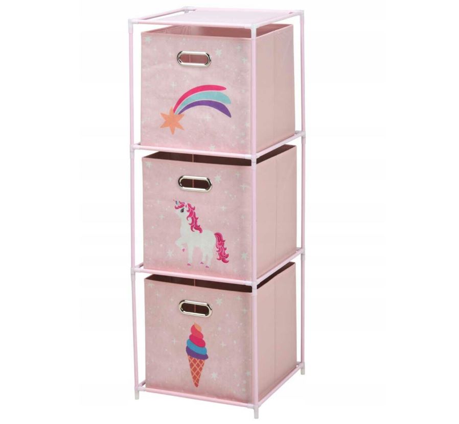 Image  of ДЕТСКИ ПЛАКАР СО 3 КУТИИ UNICORN