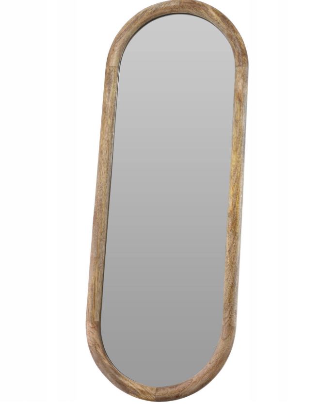 Image  of ДЕКОРАТИВНО ОГЛЕДАЛО ОВАЛНО 77,5 СМ ДРВО